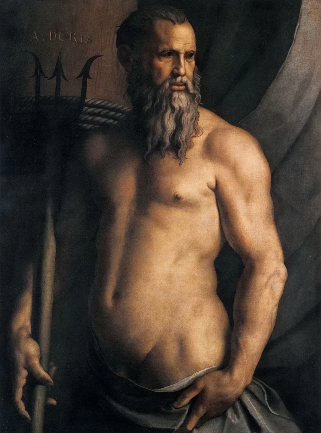  81-Ritratto di Andrea Doria come Nettuno-Pinacoteca di Brera, Milan